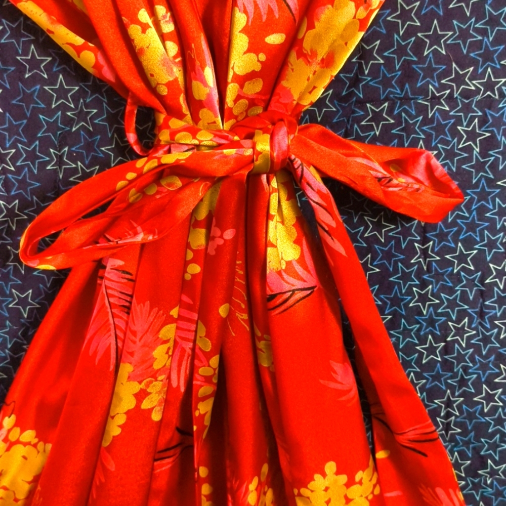 M/L Morgan Taylor Intimates Kimono robe cover up- full length - Picture 7 of 7